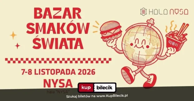 Zapraszamy 7 listopada 2026 roku do Hala Nysa, Nysa, ul. Sudecka 23.
